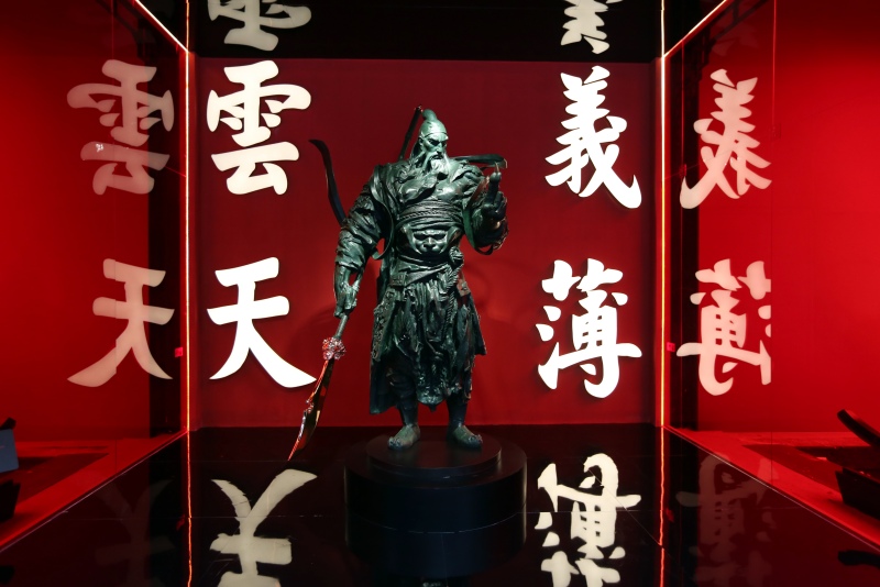 雕塑作品-乾坤正氣： 關(guān)云長。成都武侯祠博物館供圖