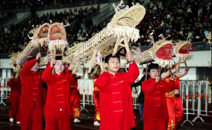 非遺表演。達州市委宣傳部供圖