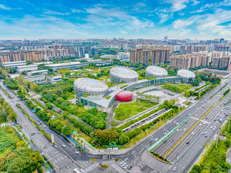 青崇航空科技產業園全景。青羊區融媒體中心供圖