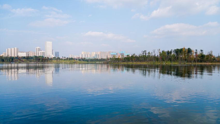 興隆湖。四川天府新區(qū)公園城市局供圖