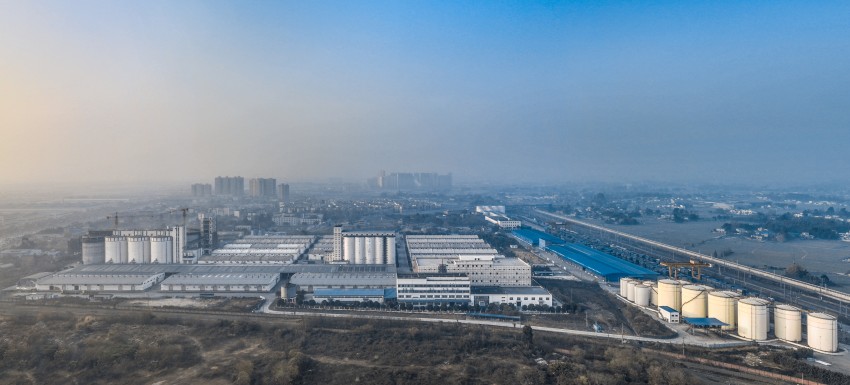 成都益民集團投資運營的成糧集團青白江糧食物流園區。成都市國資委供圖