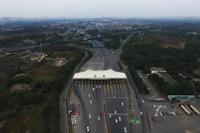 成都經溫江至邛崍高速公路擴容項目。成都交投集團供圖