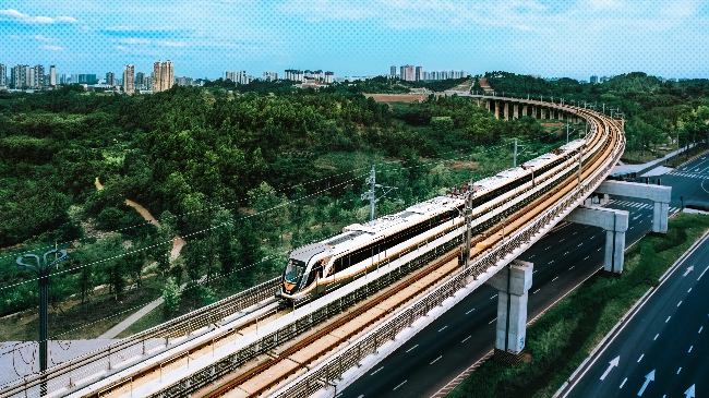 資陽線列車。成都軌道集團供圖